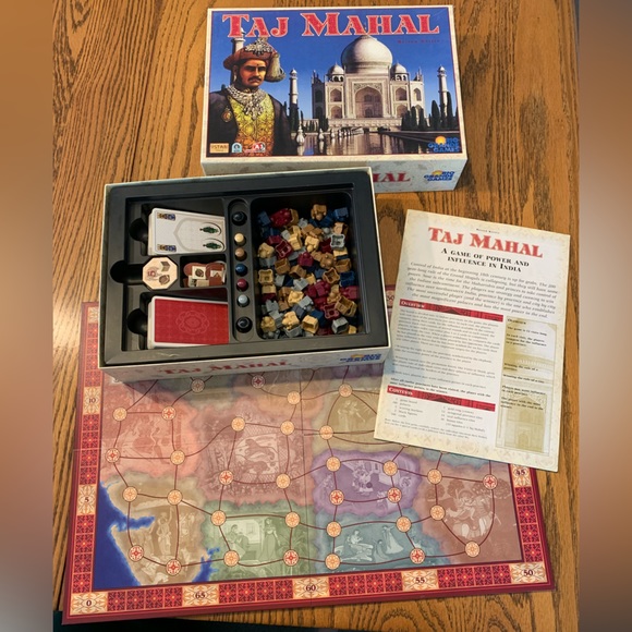 Taj Mahal Board Game by Reiner Knizia Rio Grande Games - Picture 3 of 6